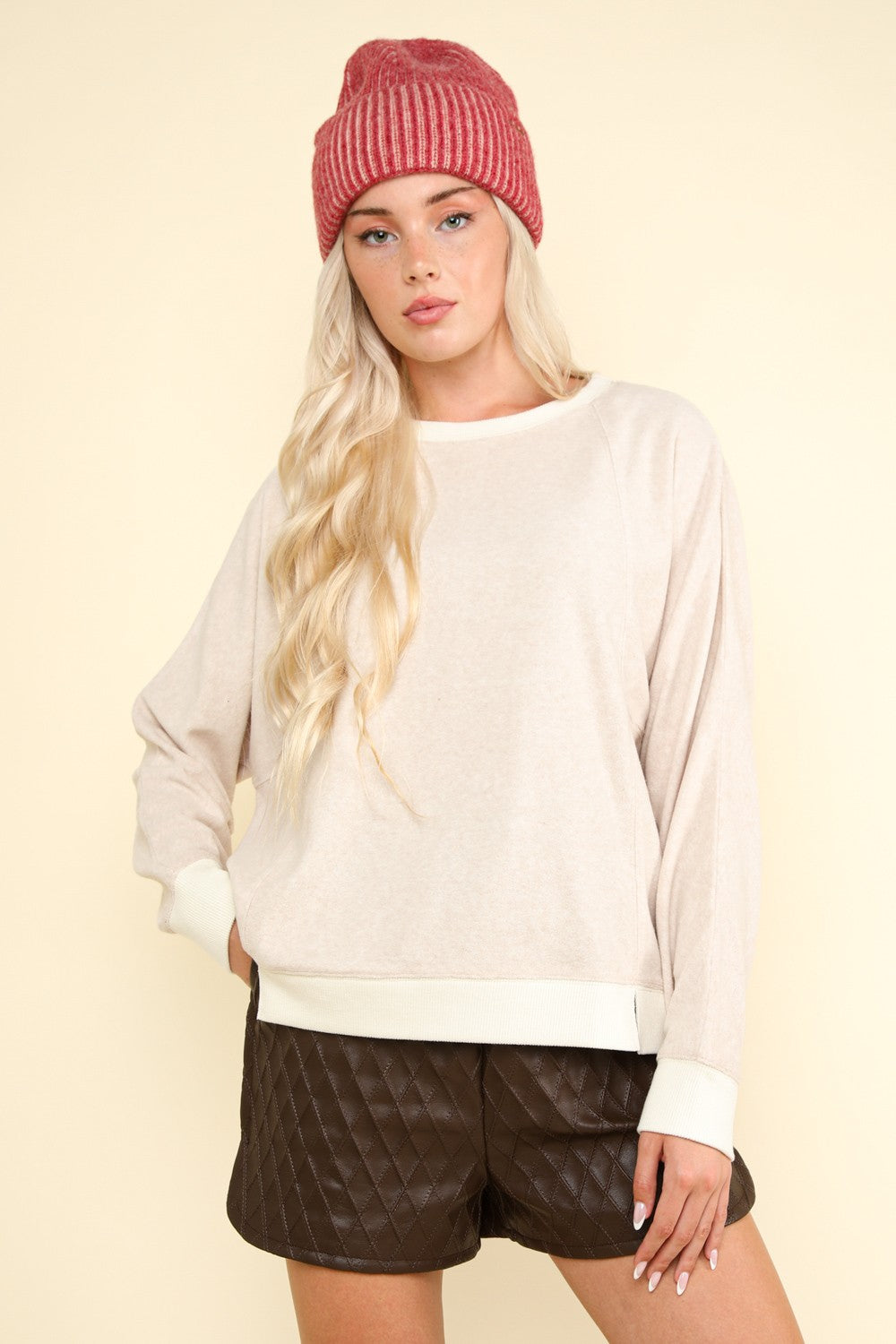 Cream De La Sweater