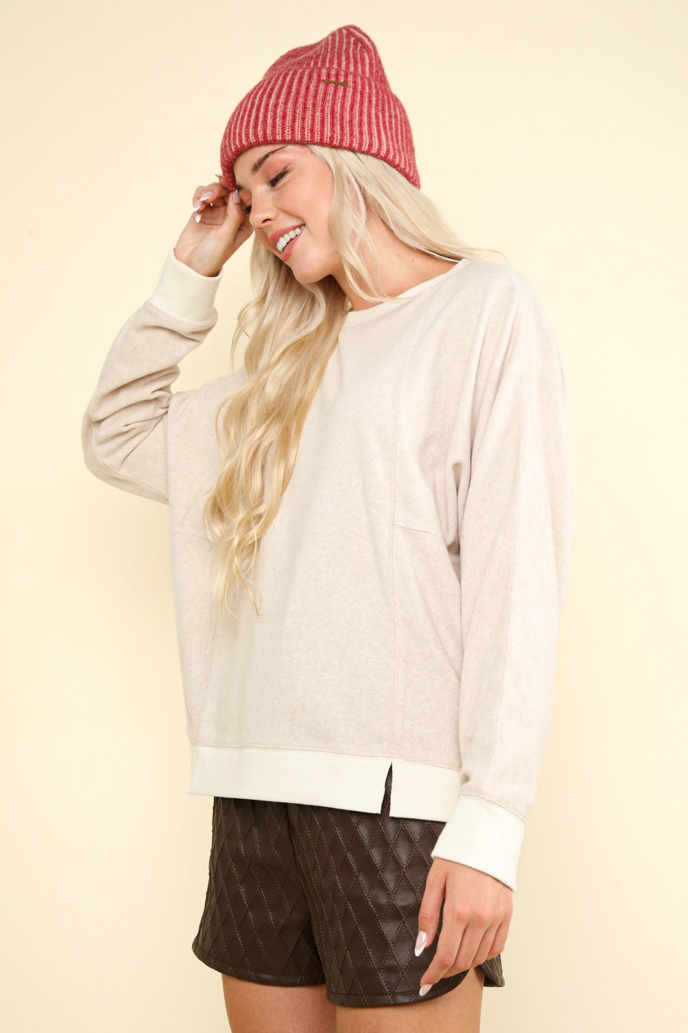 Cream De La Sweater