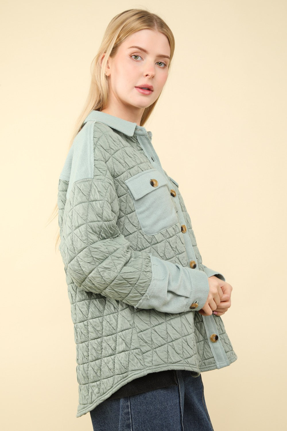 Sage Oversized Shacket