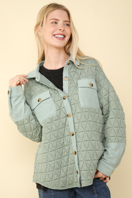 Sage Oversized Shacket